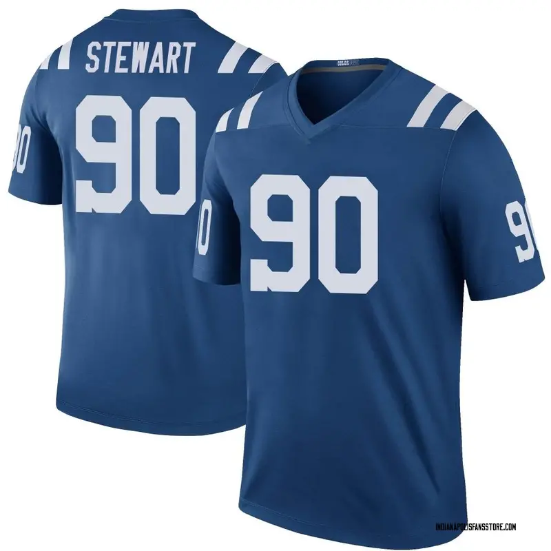 Men's Royal Legend Grover Stewart Indianapolis Color Rush Jersey