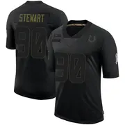 Youth Black Limited Grover Stewart Indianapolis 2020 Salute To Service Jersey