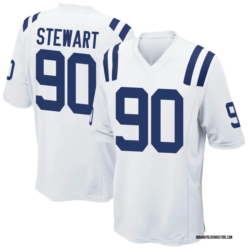 Youth White Game Grover Stewart Indianapolis Jersey